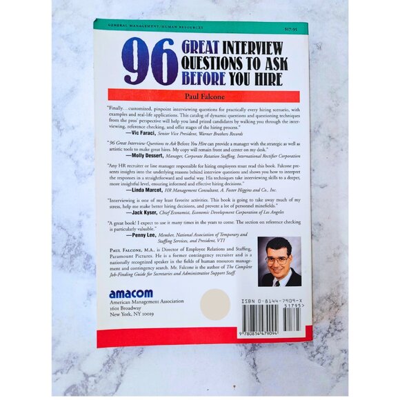 96 Great Interview Questions to Ask Before You Hire * Paul Falcone - Picture 2 of 7